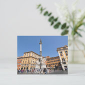 Carte Postale Piazza Navona à Rome, Italie (Debout devant)