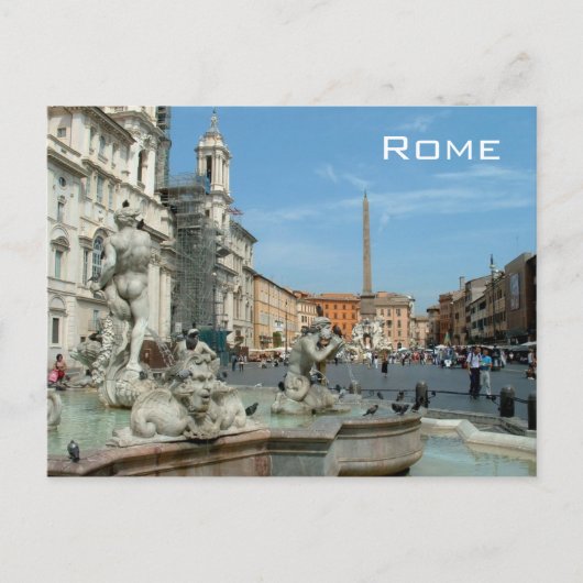 Carte Postale Piazza Navona - Rome (Devant)