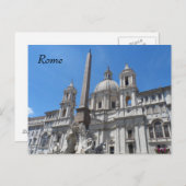 Carte Postale Piazza Navona - Rome, Italie (Devant / Derrière)