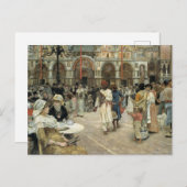 Carte Postale Piazza of Saint Mark's, Venise, 1883 par Willia (Devant / Derrière)