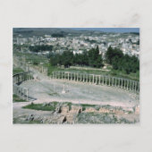 Carte Postale Piazza ovale, ancienne ville de Decapolis Jarash,  (Devant)
