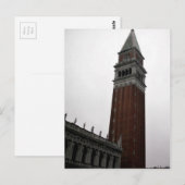 Carte Postale Piazza San Marco Campanile (Devant / Derrière)