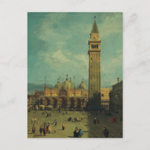 Carte Postale Piazza San Marco par Canaletto
