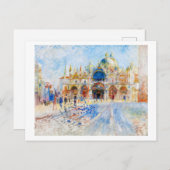 Carte Postale Piazza San Marco, Renoir (Devant / Derrière)