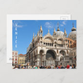 Carte Postale Piazza San Marco, Venise, Italie (Devant / Derrière)