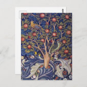 Carte Postale Pic de bois, William Morris (Devant / Derrière)