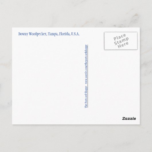 Carte Postale Pic Downy (Dos)