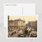 Carte Postale Piccadilly Circus, Londres, Angleterre (Devant / Derrière)