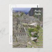Carte Postale picchu péru (Devant / Derrière)