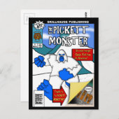 Carte Postale PICKETT MONSTER - Livre comique #2 (Devant / Derrière)