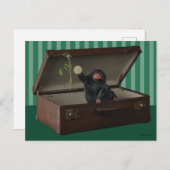 Carte Postale Pickett & Teddy dans la mallette (Devant / Derrière)