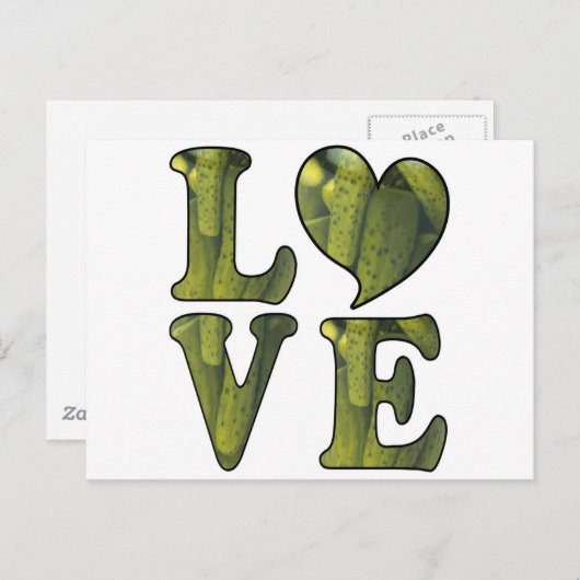Carte Postale Pickle LOVE (Devant / Derrière)