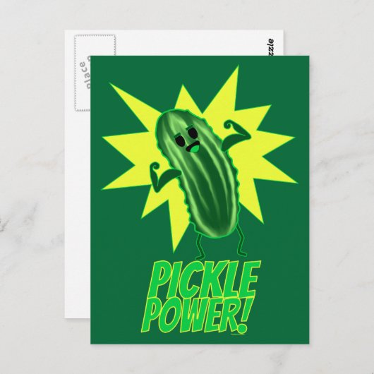 Carte Postale Pickle Power ! (Devant / Derrière)