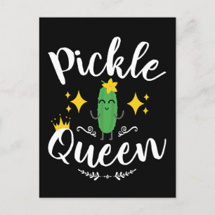 Carte Postale Pickle Queen Femmes Pickles Lover