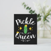 Carte Postale Pickle Queen Femmes Pickles Lover (Debout devant)