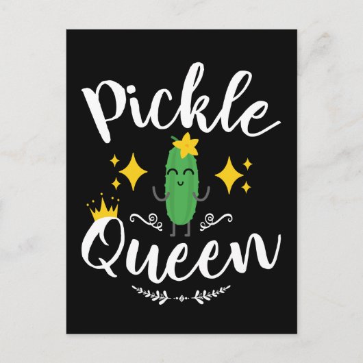 Carte Postale Pickle Queen Femmes Pickles Lover (Devant)