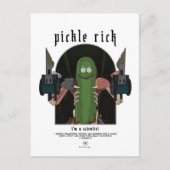 Carte Postale Pickle Rick - Je suis un scientifique Citation gra (Devant)