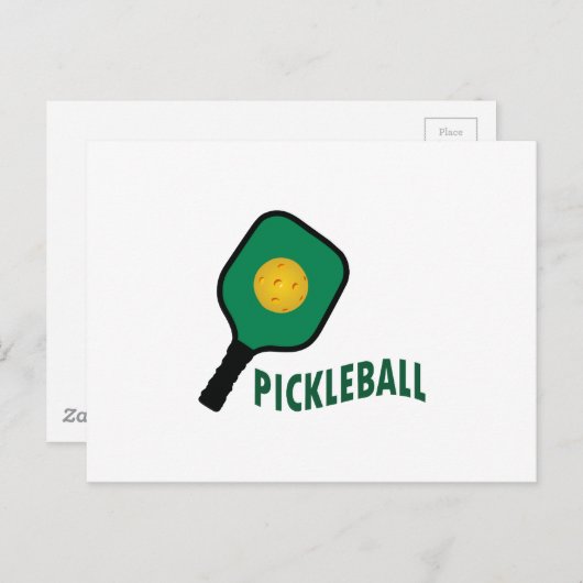 CARTE POSTALE PICKLEBALL (Devant / Derrière)