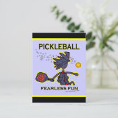 Carte Postale Pickleball Fearless (Debout devant)