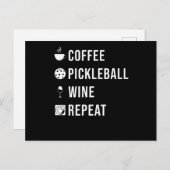 Carte Postale Pickleball Gift Pickleball Répétition (Devant / Derrière)