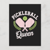 Carte Postale Pickleball Queen Funny Pickleball Player (Devant)