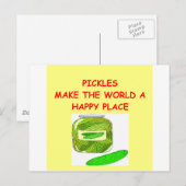 Carte Postale pickles (Devant / Derrière)