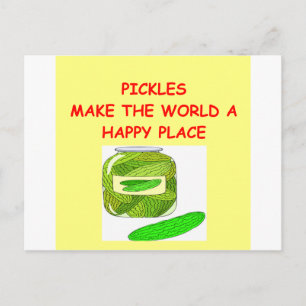 Carte Postale pickles