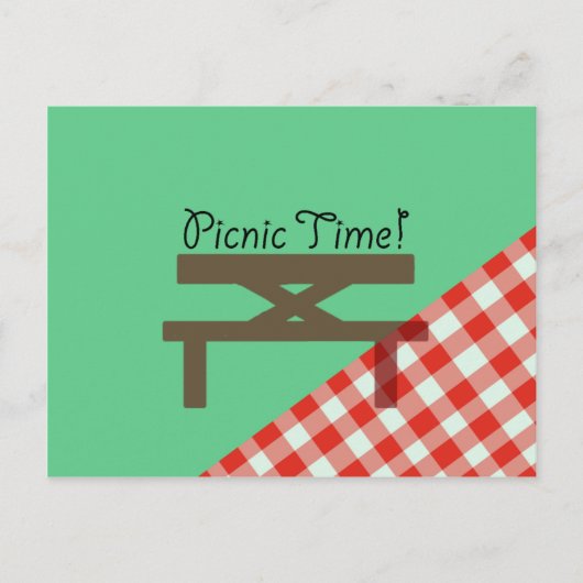 Carte Postale picnic time (Devant)