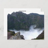 Carte postale Pico do Areeiro (Devant / Derrière)