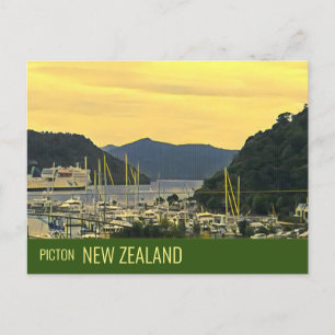 Carte Postale Picton New Zealand Marlborough Sounds Voyage