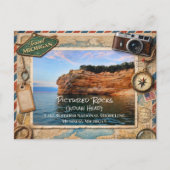 Carte Postale Pictured Rocks – Lake Superior’s Painted Cliffs (Devant)
