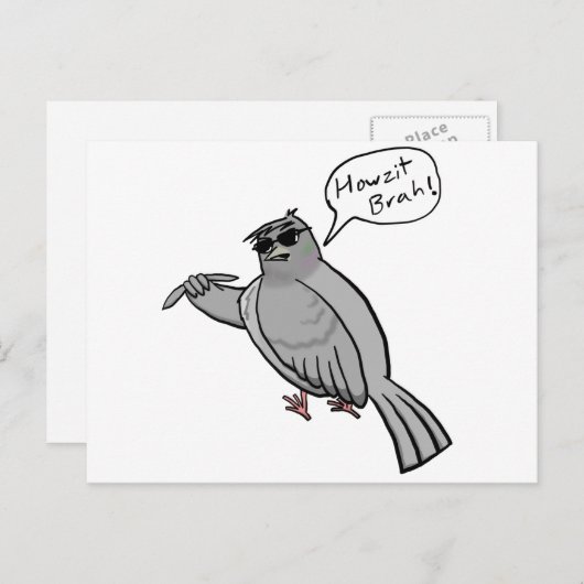 Carte postale Pidgin Pigeon (Devant / Derrière)