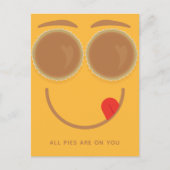 Carte Postale Pie Eyes Thanksgiving (Devant)