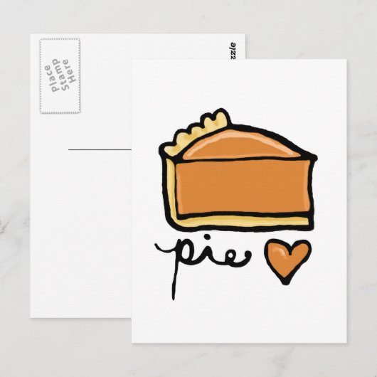 Carte Postale Pie Love ! (Devant / Derrière)
