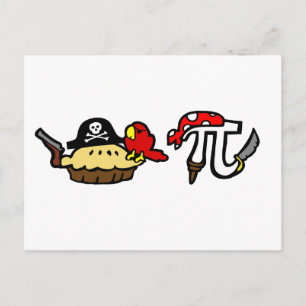 Carte Postale Pie & Pi Pirates
