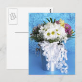 Carte Postale Pièce centrale mariage Bouquet (Devant / Derrière)