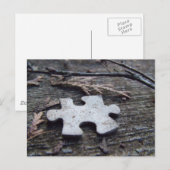 Carte Postale Pièce de casse-tête (Devant / Derrière)