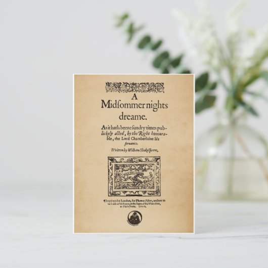 Carte Postale Pièce de devant du quartier des rêves des nuits d' (Debout devant)