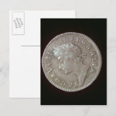 Carte Postale Pièce de James II (Devant / Derrière)