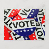 Carte Postale Pièce de vote (Devant)