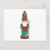 Carte Postale Pièce d'échecs Fou Échecs (Devant)