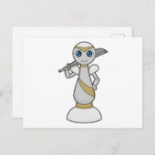 Carte Postale Pièce d'échecs Pion Épée Échecs (Devant / Derrière)