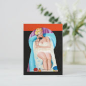 Carte Postale Pièce du clavier du bain vers le haut (Debout devant)