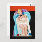 Carte Postale Pièce du clavier du bain vers le haut (Devant / Derrière)