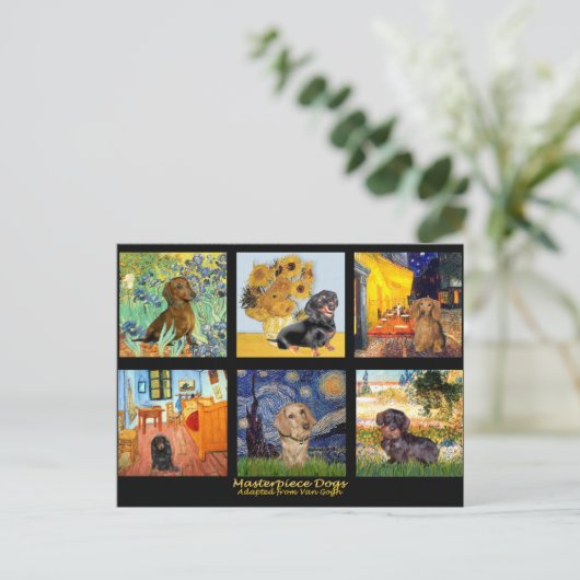 Carte Postale Pièce maîtresse Composite-Dachshunds (Debout devant)