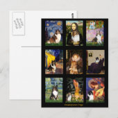 Carte Postale Pièce maîtresse de Shetland Sheepdog Composite (Devant / Derrière)