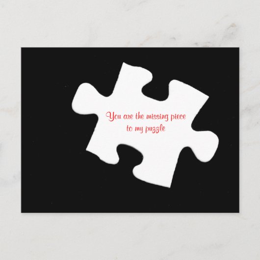 Carte postale Pièce manquante (Devant)