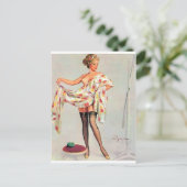 Carte Postale Pièce miroir vers le haut (Debout devant)