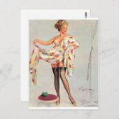 Carte Postale Pièce miroir vers le haut (Devant / Derrière)