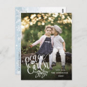 Carte Postale Piece on Earth PHOTO Noël Fêtes de voeux (Devant / Derrière)